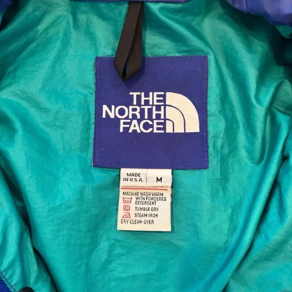 VINTAGE THE NORTH FACE PULLOVER WINDBREAKER JACKET 1990S SIZE MEDIUM MADE IN USA - Picture 7 of 14